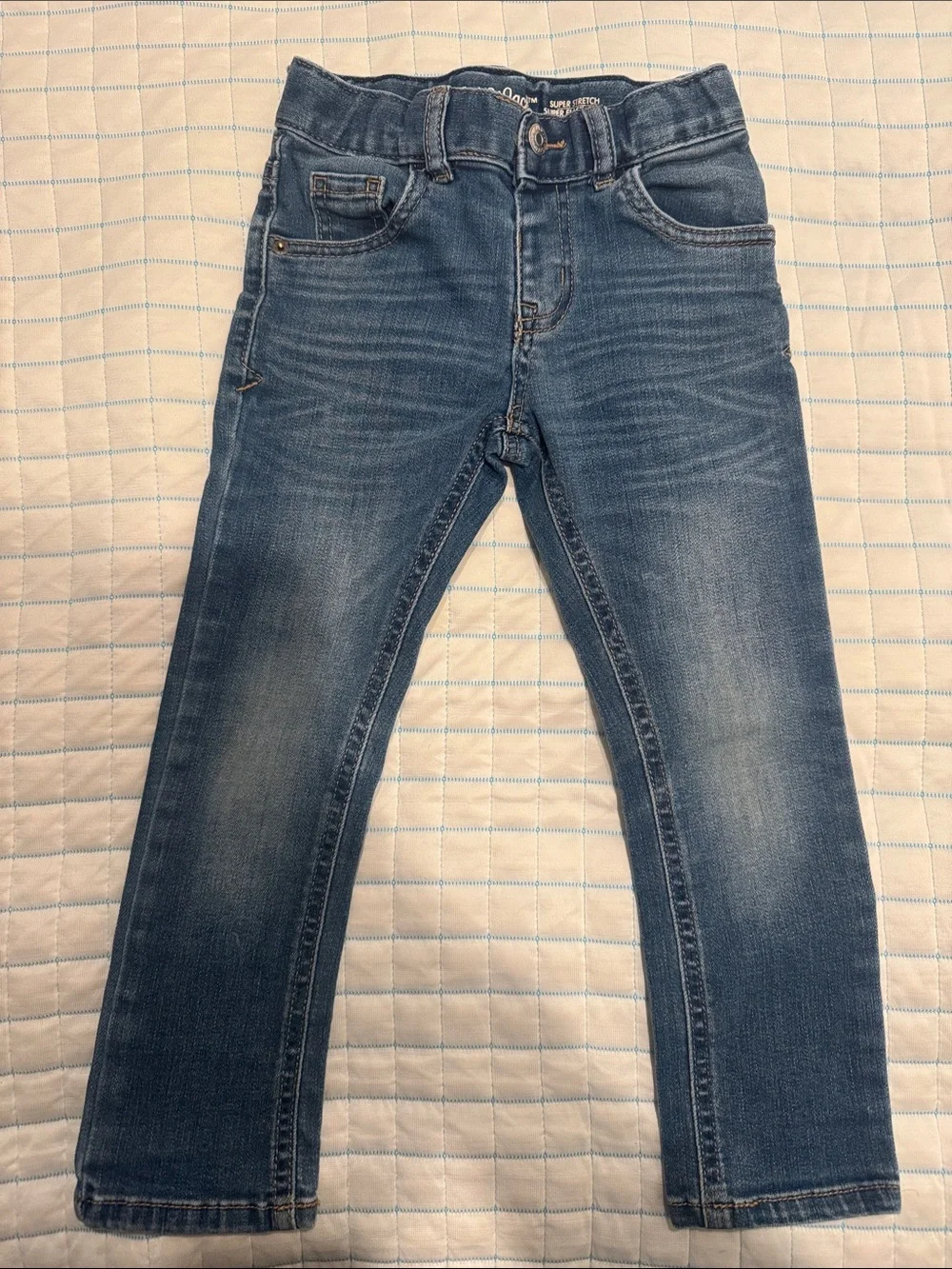 Cat & Jack Slim Fit super stretch Blue jeans 4T girls